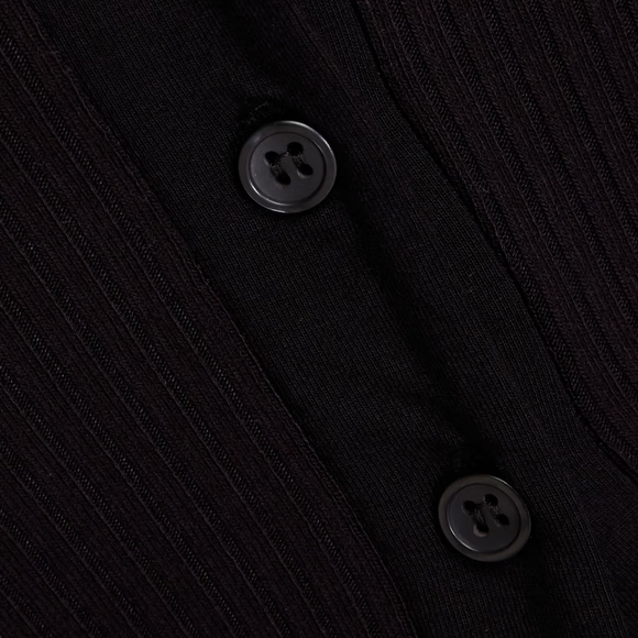 The Range Knit Ribbed Knit Cardigan Long Sweater Duster 3 Button Small - Picture 3 of 4